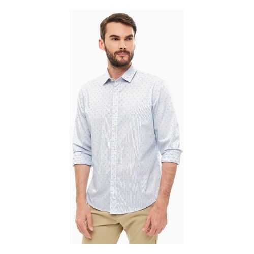 Рубашка мужская Dockers 2883601370 синяя/белая/красная S в Lady&Gentleman City